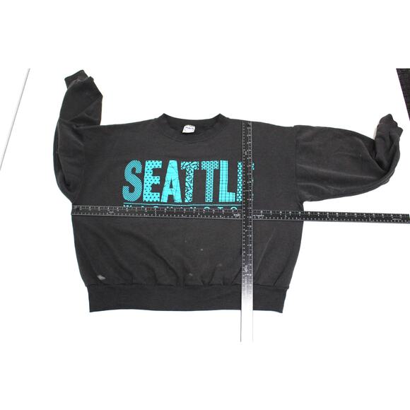Vintage Seattle Washington Sweatshirt Large - Picture 8 of 10